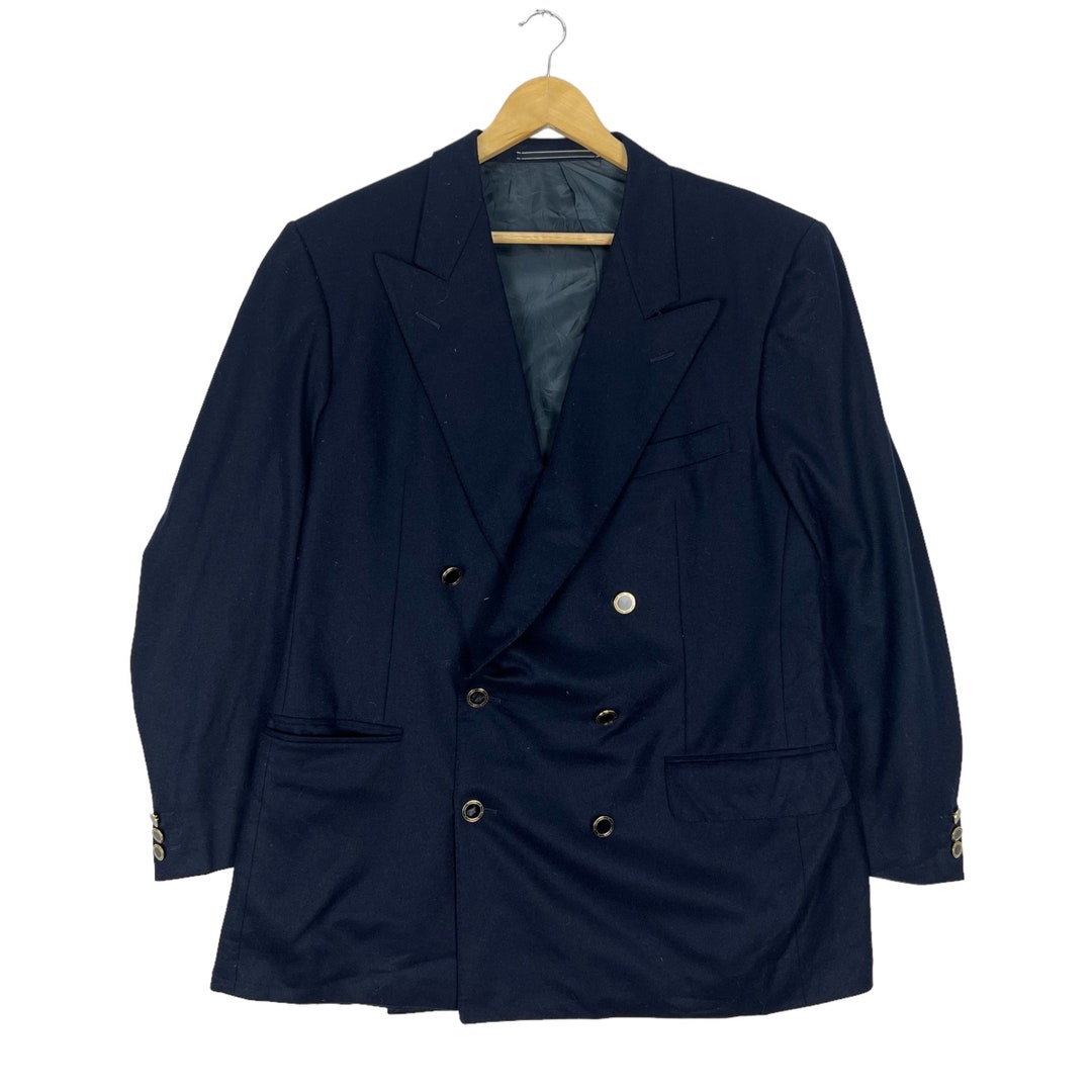 Ermenegildo Zegda Double Breastes Blazer Coat - Etsy