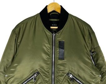 ★ZARA★ BOMBER JACKET WITH POCKETS New Zara Technical Jacket w Pockets Bomber S 3286/501