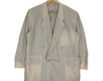 Blazer vintage CHRISTIAN DIOR color crema taglia grande