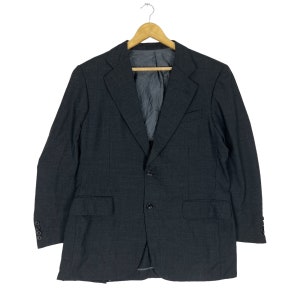 Vintage Burberry single button blazer coat