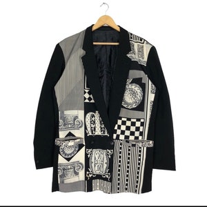 Le xa zous single button blazer coat