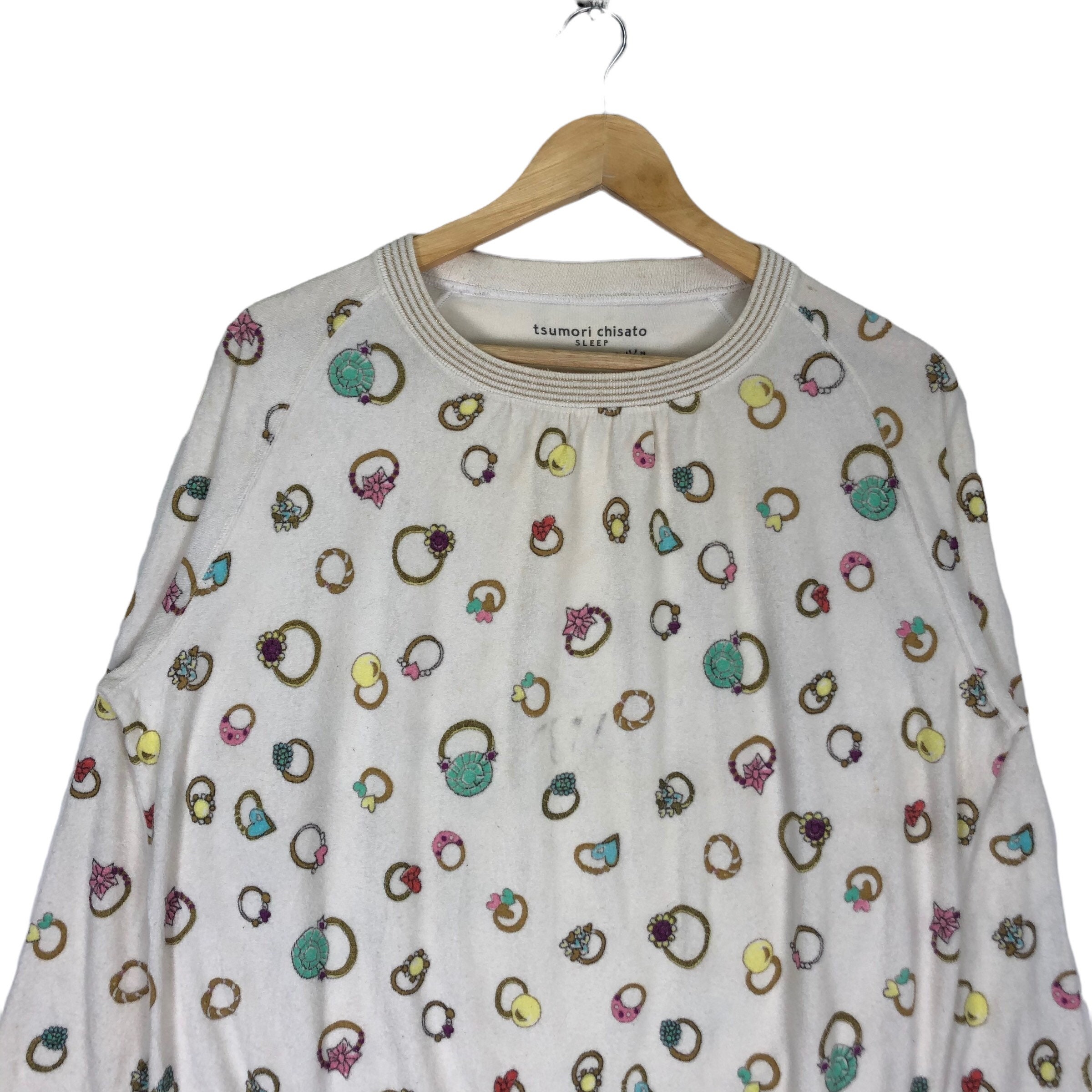 Tsumori Chisato by Issey Miyake Full Print Sweatshirt Crewneck 
