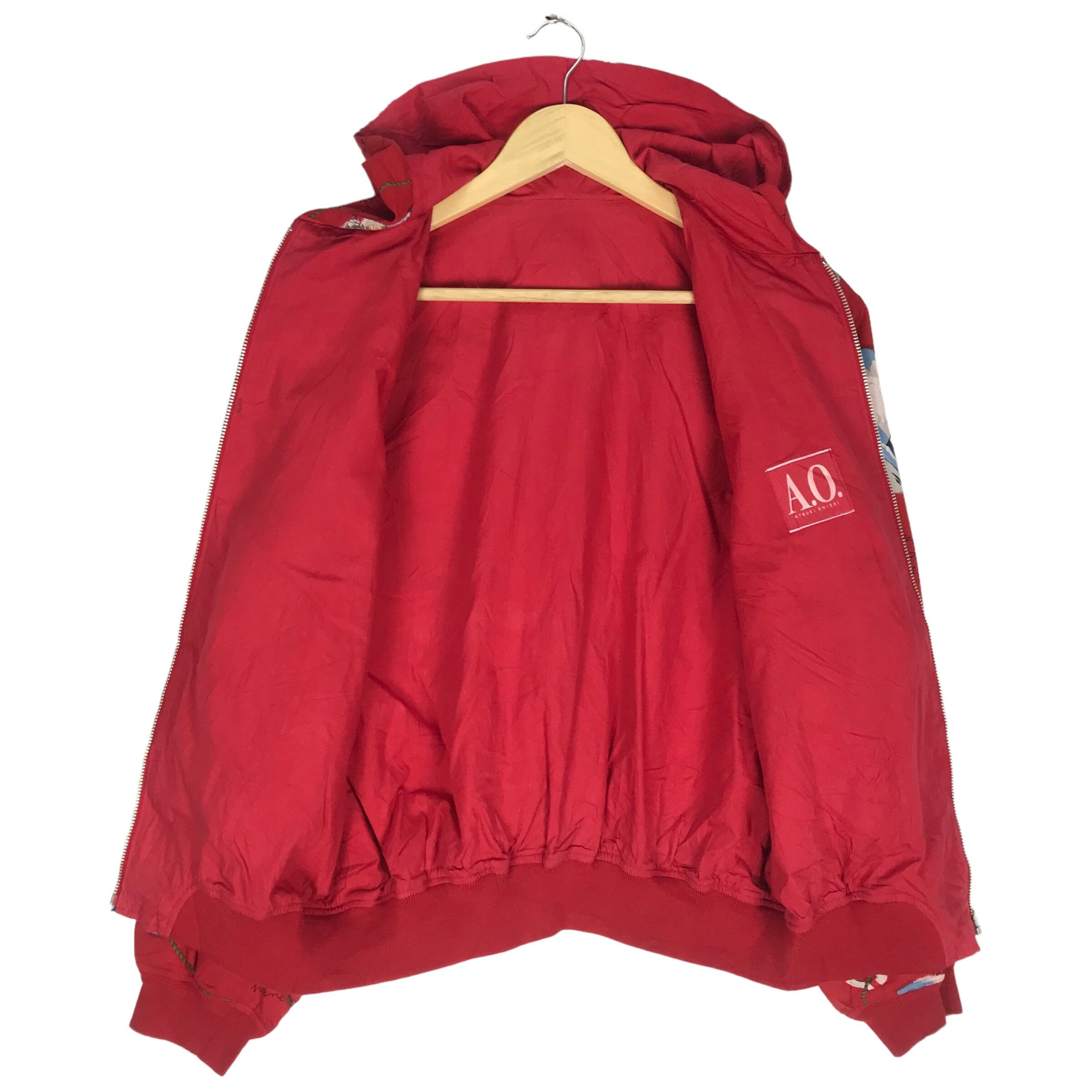 Atsuki Onishi Japan Hoodie Overprint Bomber Jacket - Etsy