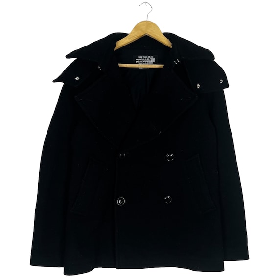 ジャケット・アウター CABANE de ZUCCA Cabane De Zucca IS Peacoat Jacket - Etsy