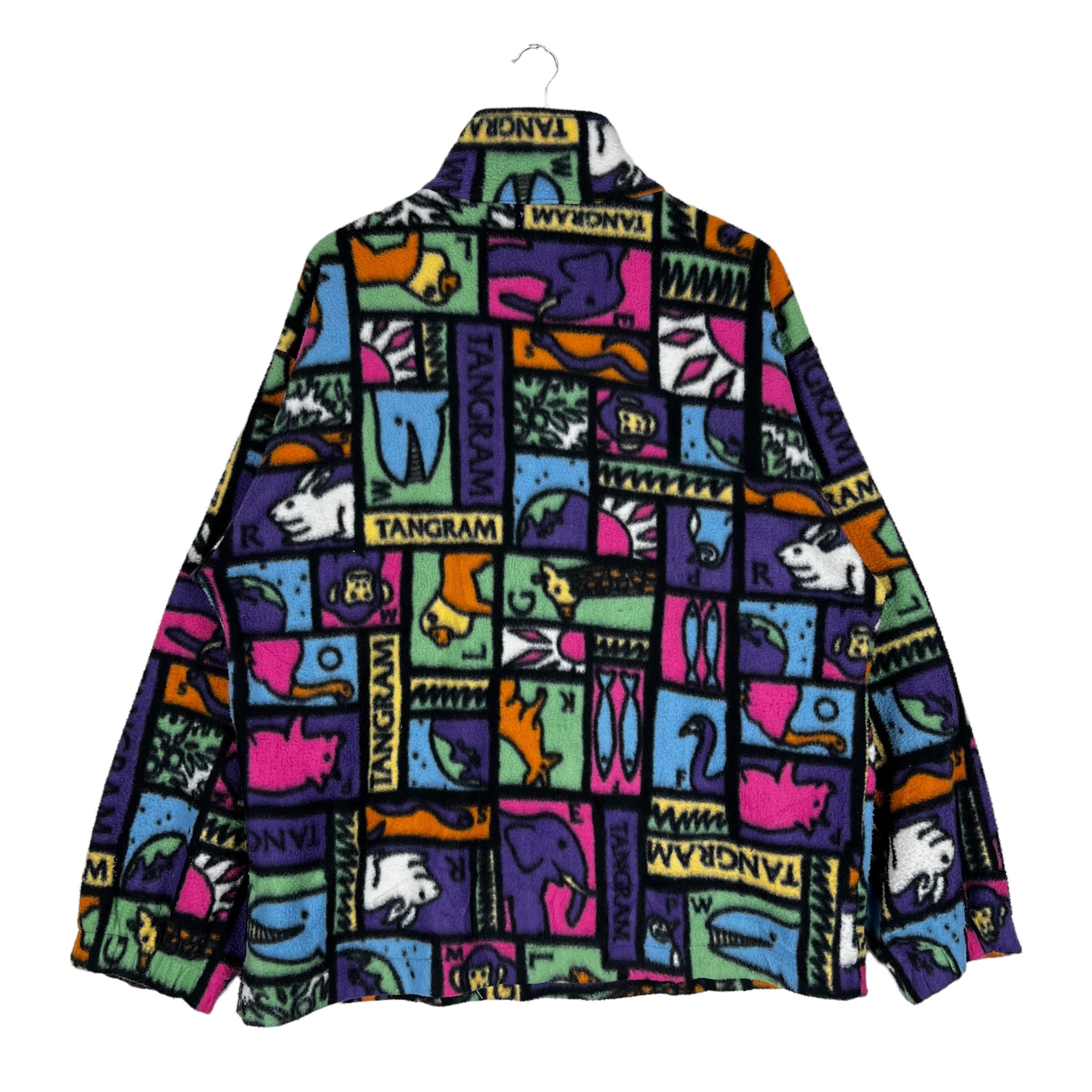 tangram フリース ジップアップ XL used RED