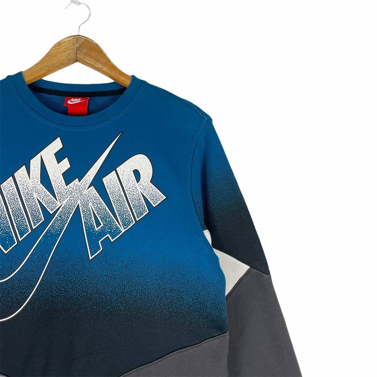 nike air fleece crew sweatshirt blue