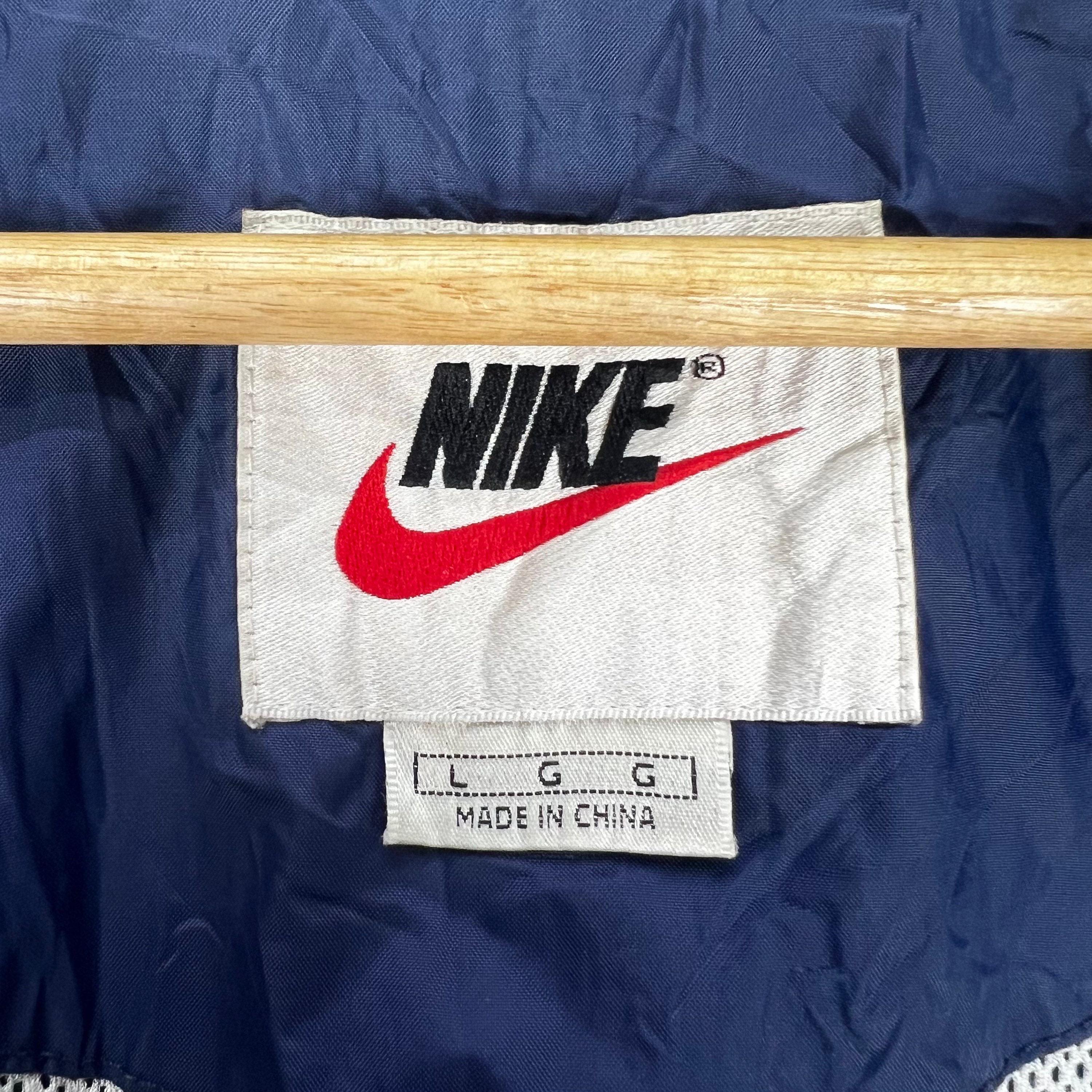 Vintage Nike Center Swoosh Windbreaker Jacket - Etsy
