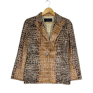 Ignes snake blazer coat jacket