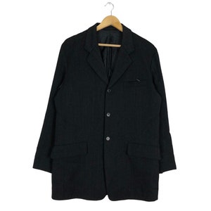 Yohji Yamamoto Durban A.A.R Blazer Coat Black Colour Large size