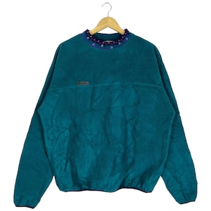 90s columbia fleece crewneck sweater