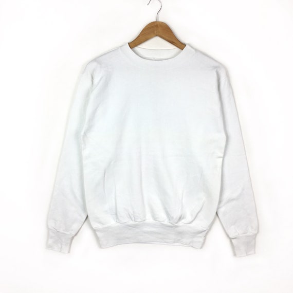 Vintage 90s FRANKENSTEIN Sweatshirt White Colour … - image 3