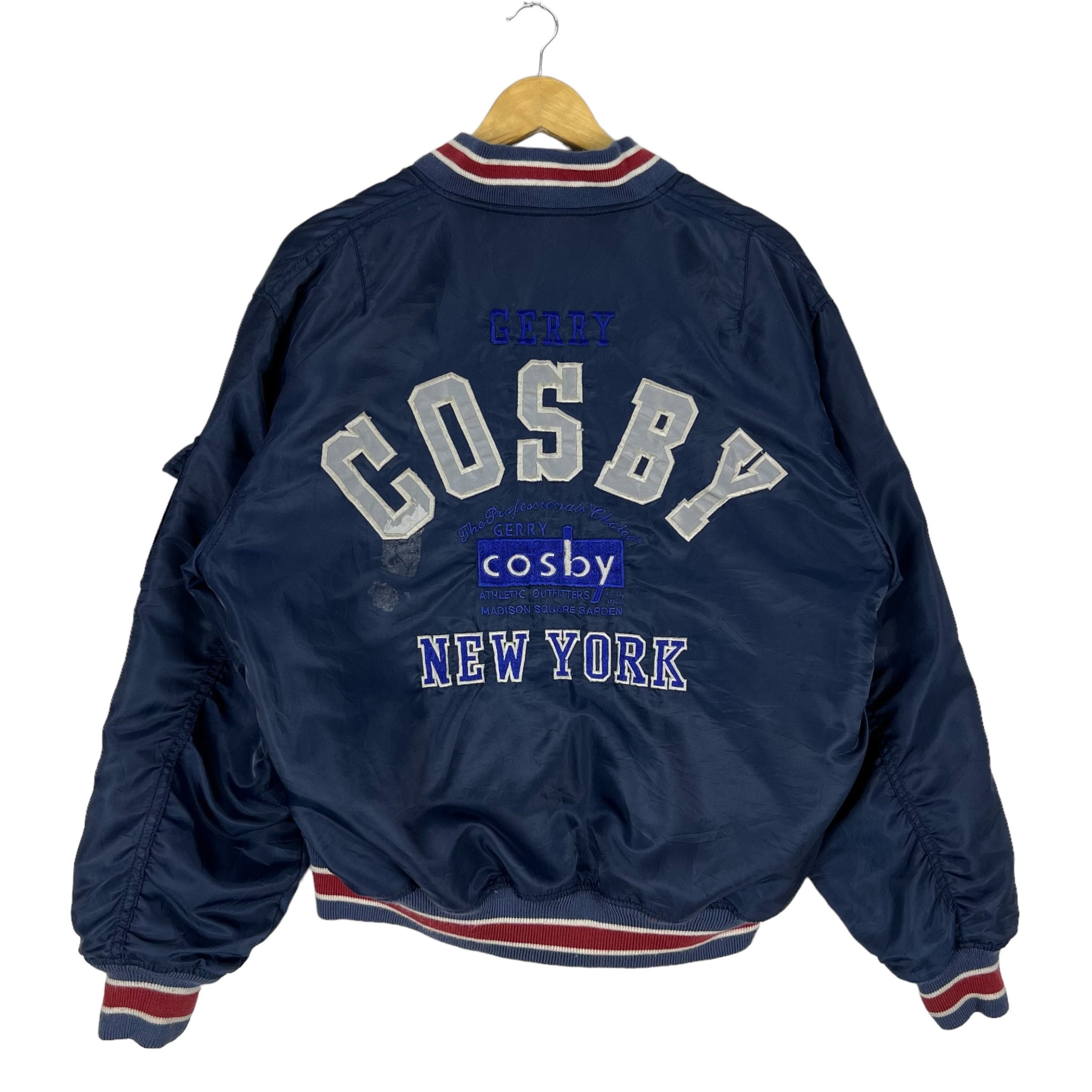Gerry Cosby Bomber Varsity Zipper Jacket - Etsy Gerry Cosby Bomber Varsity Zipper Jacket - Etsy