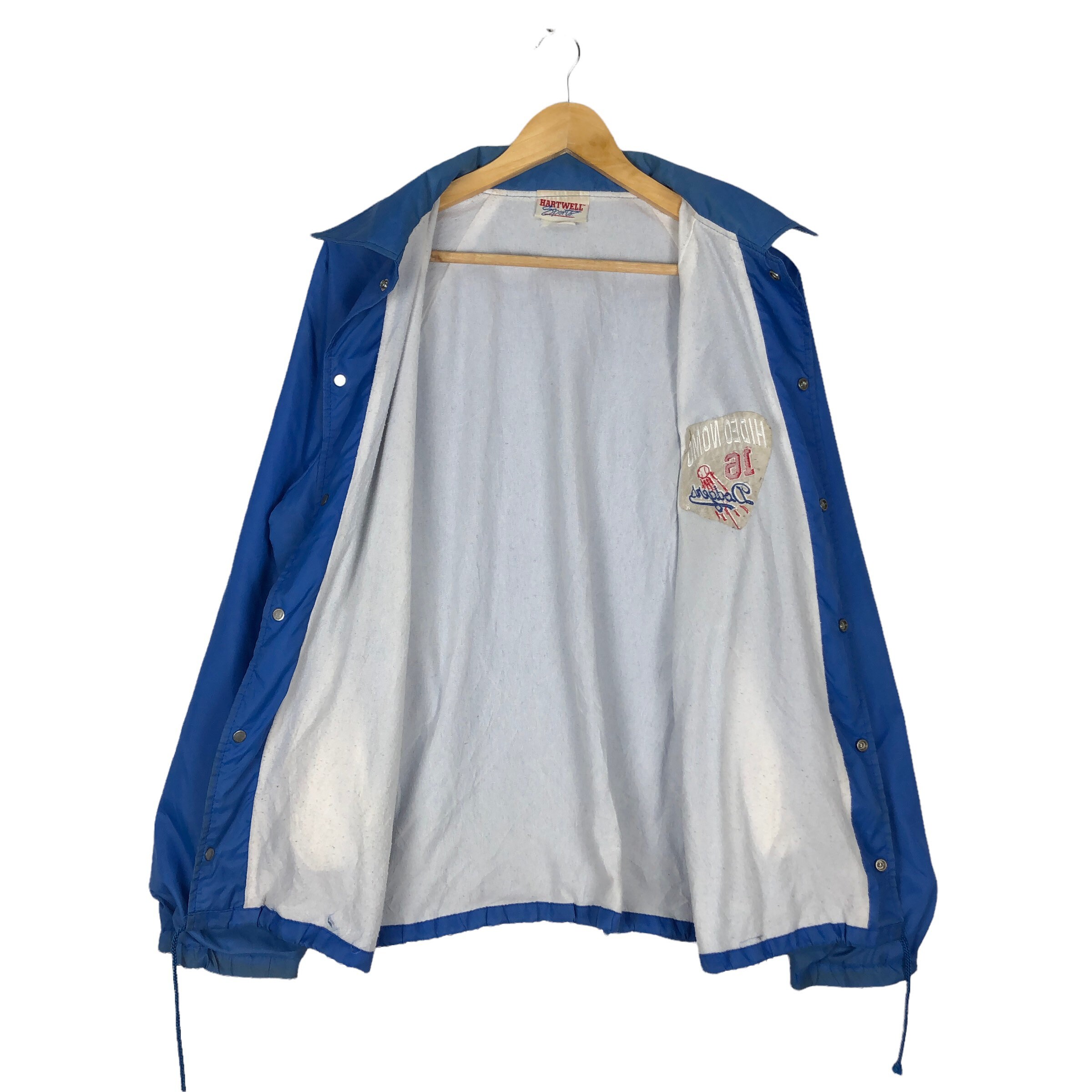 HARTWELL SPORTS Coach Snap Button Light Jacket Blue Colour Medium 