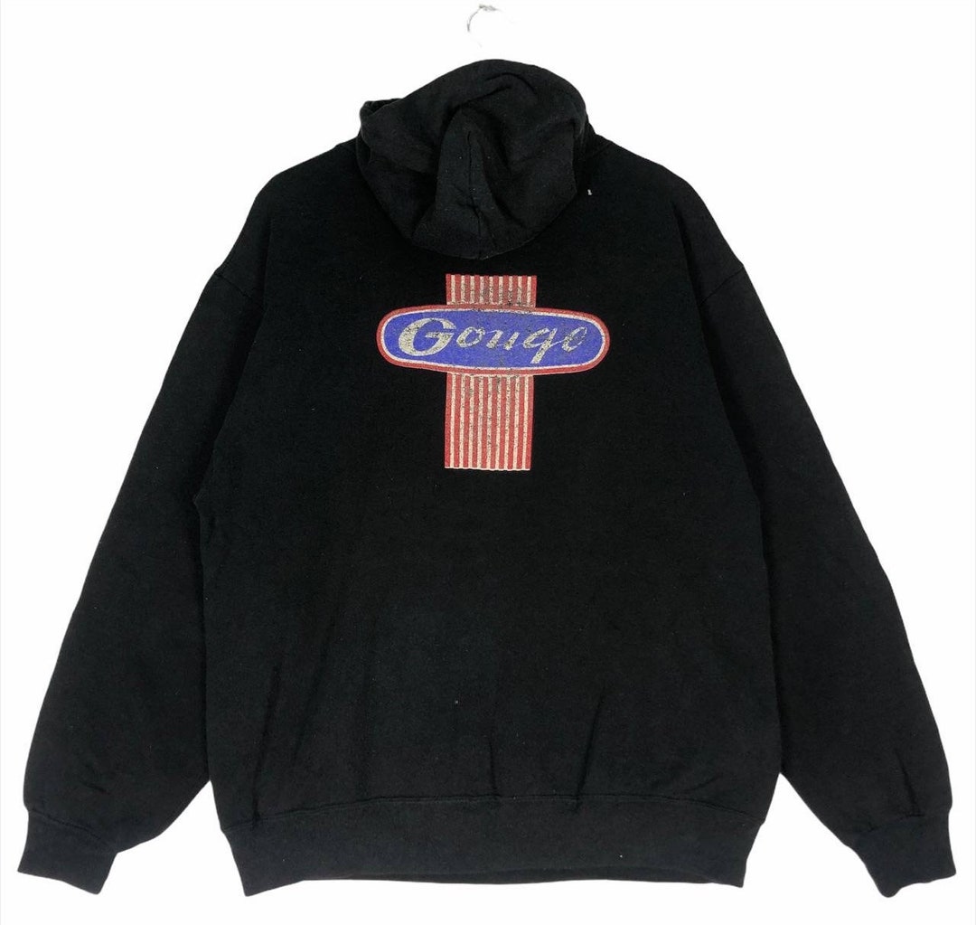 Vintage Rare Gouge Streetwear Skateboard Hoodie Sweatshirt