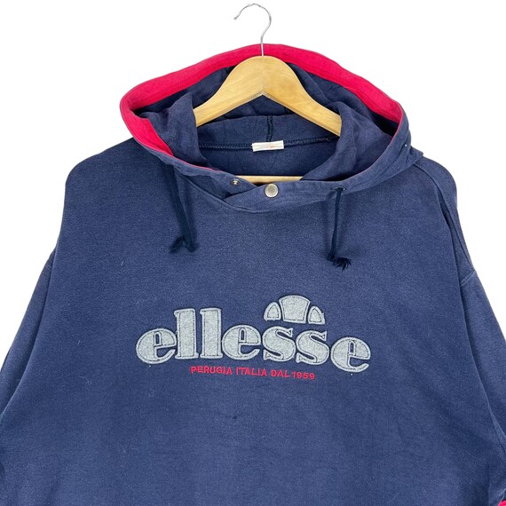 Vintage 90s ELLESSE Spell Out Hoodie - Etsy