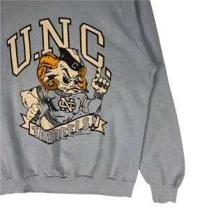 Vintage 90s University North Carolina Crewneck Sweatshirt Size Large image 3