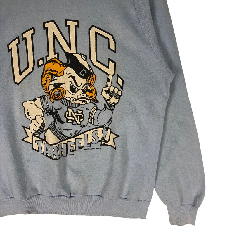 Vintage 90s University North Carolina Crewneck Sweatshirt Size Large image 3