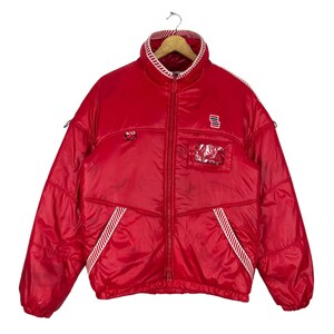 ヴィンテージ 90 年代 デサント パファー ボンバー スキー ジッパー