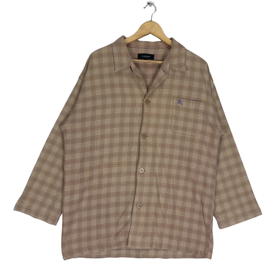Burberry plaid 2024 button up