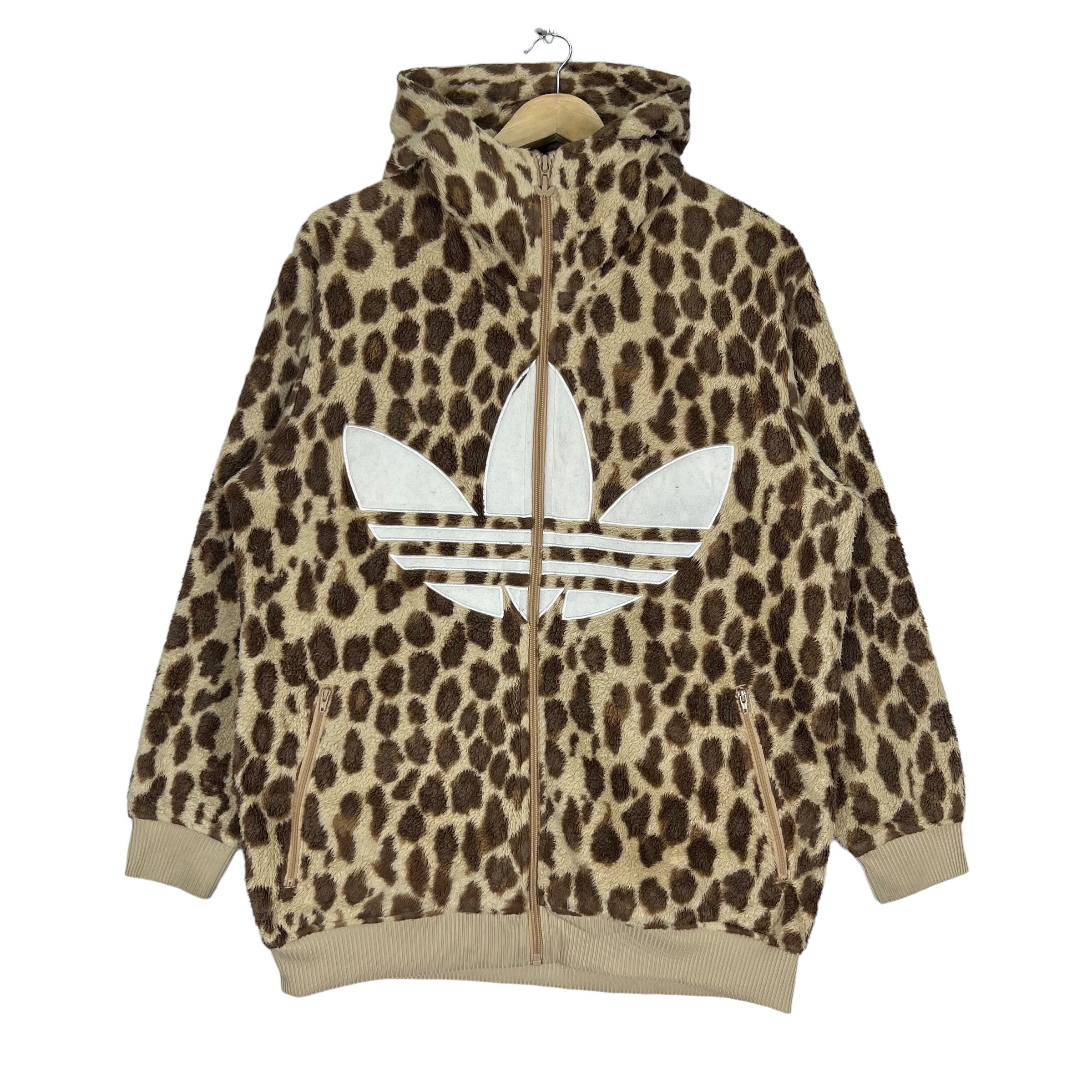 alias mandig grit Adidas Leopard Design Zipper Hoodies Free Size - Etsy