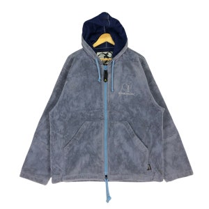 Vintage 90s Ocean Pacific Hawaiian Fleece Hoodie Jacket