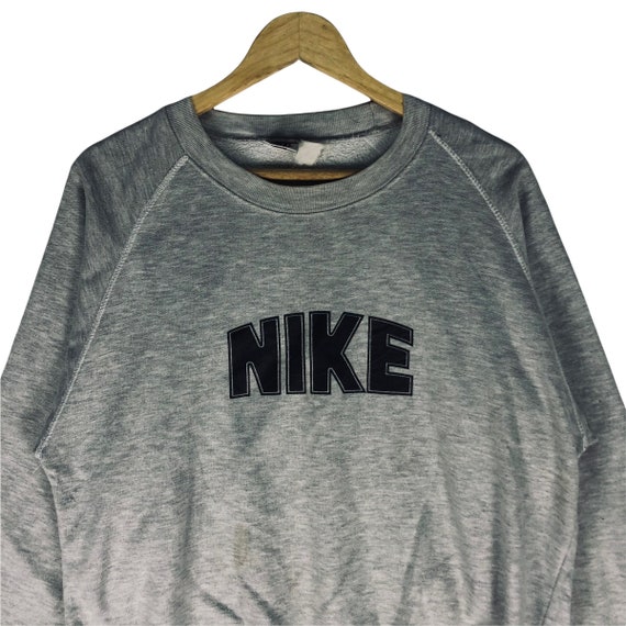 USA製 90's NIKE logo sweat Vintage 90s Nike Sweatshirt USA Made Sz. XL Crew Neck Center