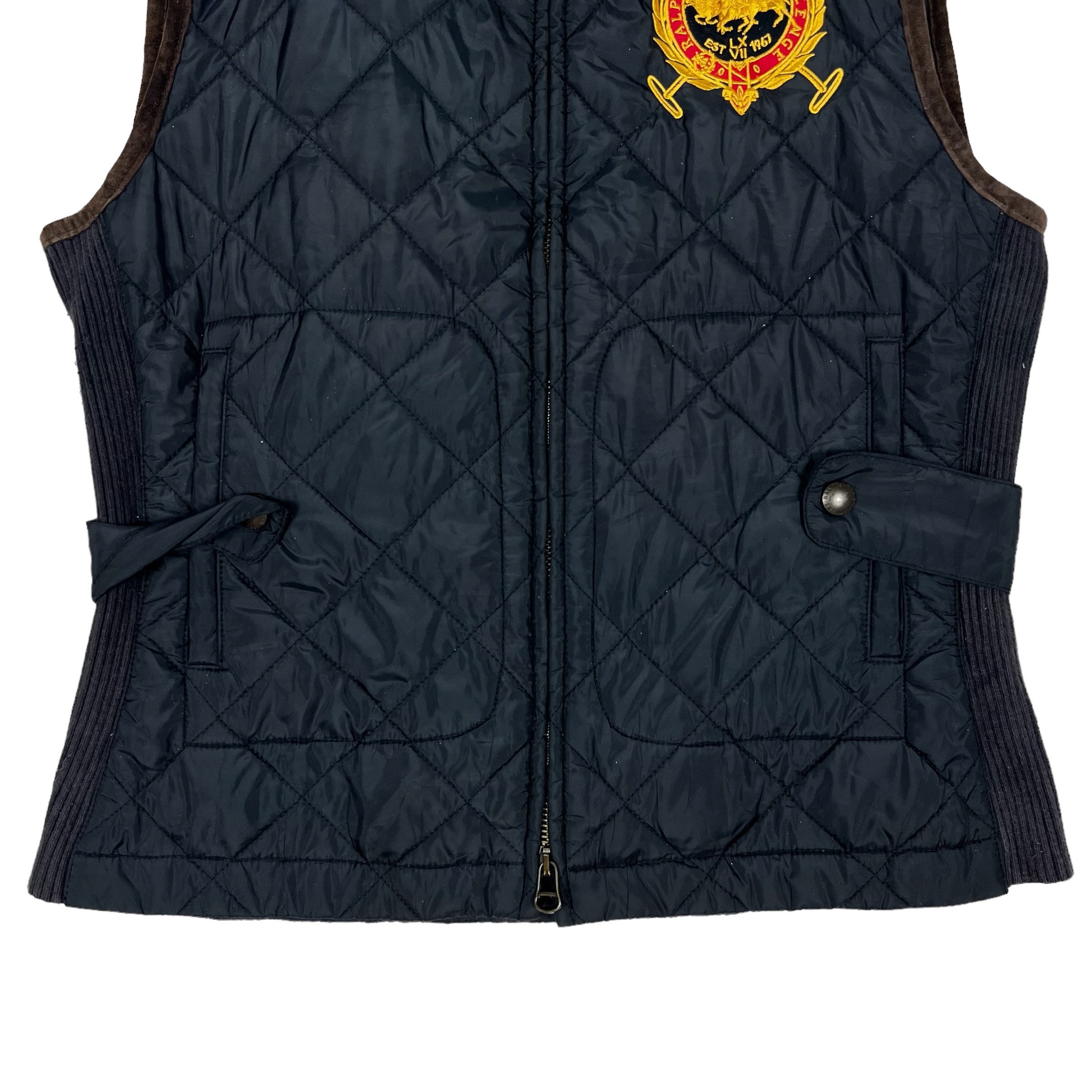 Ralph Lauren Sports Quilted Vest Jacket - Etsy