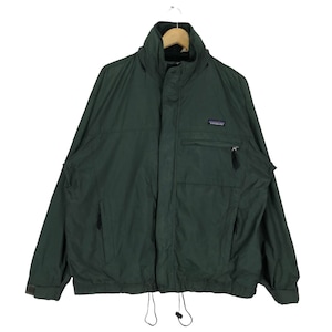 Patagonia windbreaker Small Logo Green Colour Medium Size Pullover Jumper Outdoor Mountain Crewneck Sweater