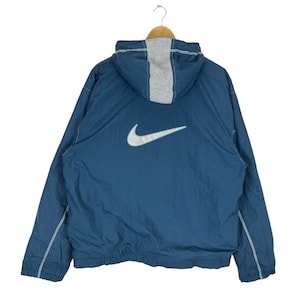 Vintage Nike Windbreaker Jacket Hoodie Zipper Size XL