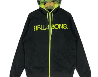Billabong Surf Style Surfing Zipper Hoodie Sweatshirt Size Xlarge