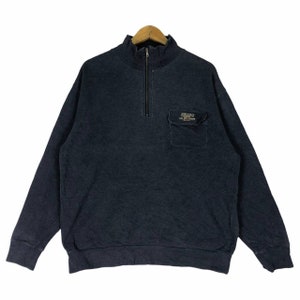 Vintage 90s CHAPS Ralph Lauren One Pocket Sweatshirt Sportman Crewneck Chaps RL Pullover Jumper Large Size