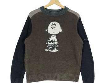 SNOOPY Peanuts Fleece Sweatshirt Crewneck Pullover
