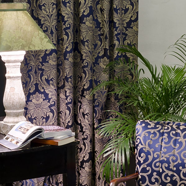 UNIVERSE DAMASCUS-B curtain decorative fabric jacquard 280 cm wide