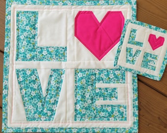 Whole Lotta LOVE Foundation Paper Piecing Pattern | Multiple Sizes | Pattern Only