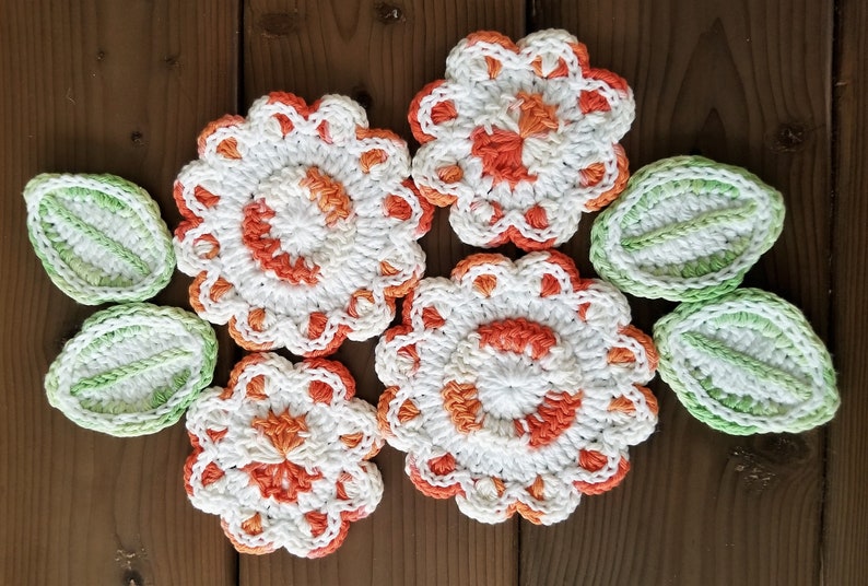 Spring Flower Table Runner Crochet Pattern image 2