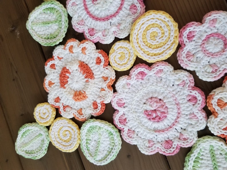 Spring Flower Table Runner Crochet Pattern image 5