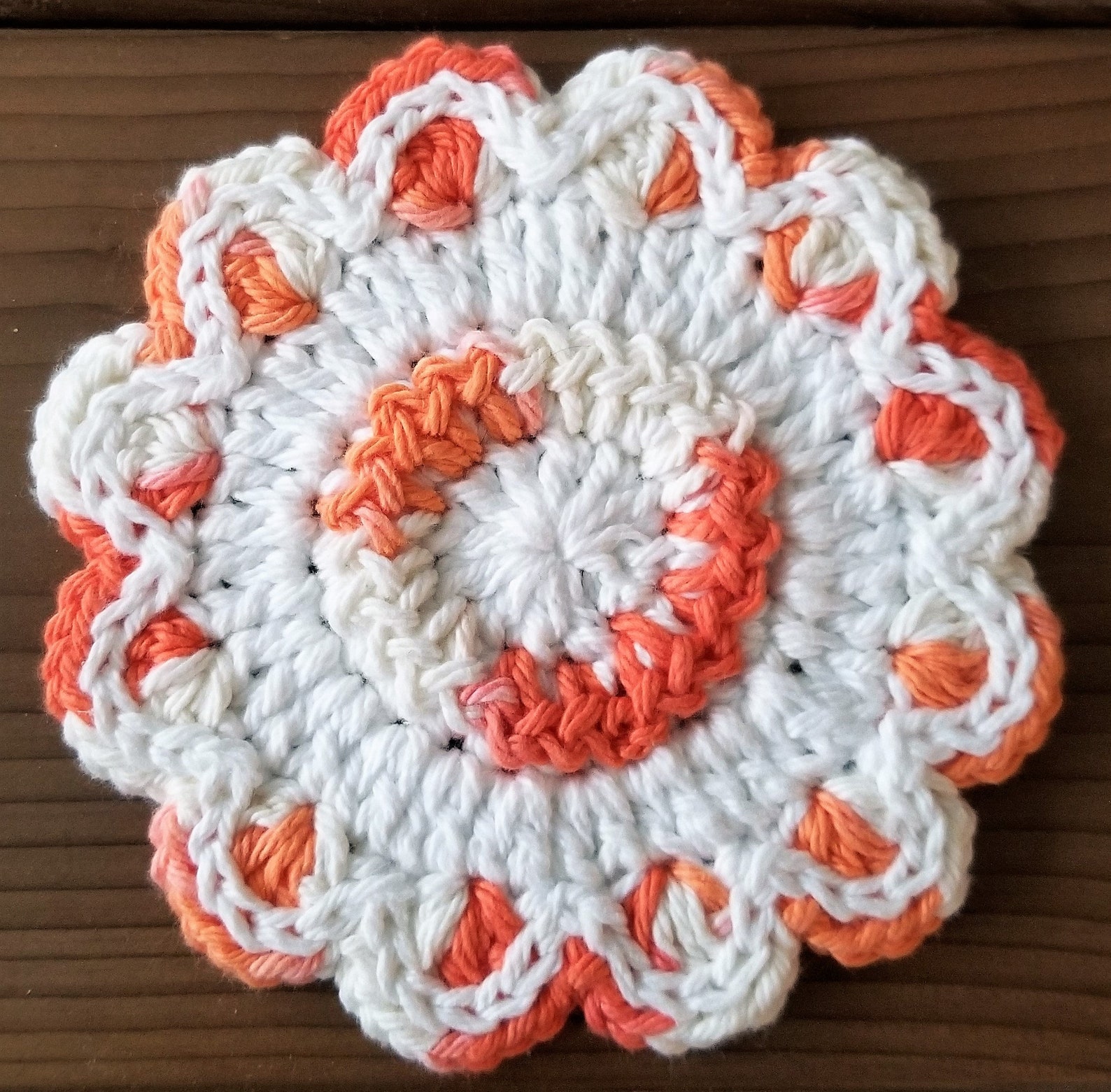 Spring Flower Potholder 1 Crochet Pattern Etsy