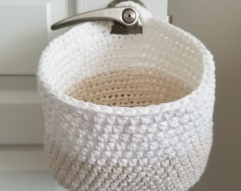 Hanging Oval Basket Crochet Pattern