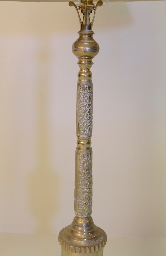 standard lamp with table