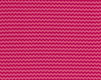 starish* jersey fabric pink zigzag striped