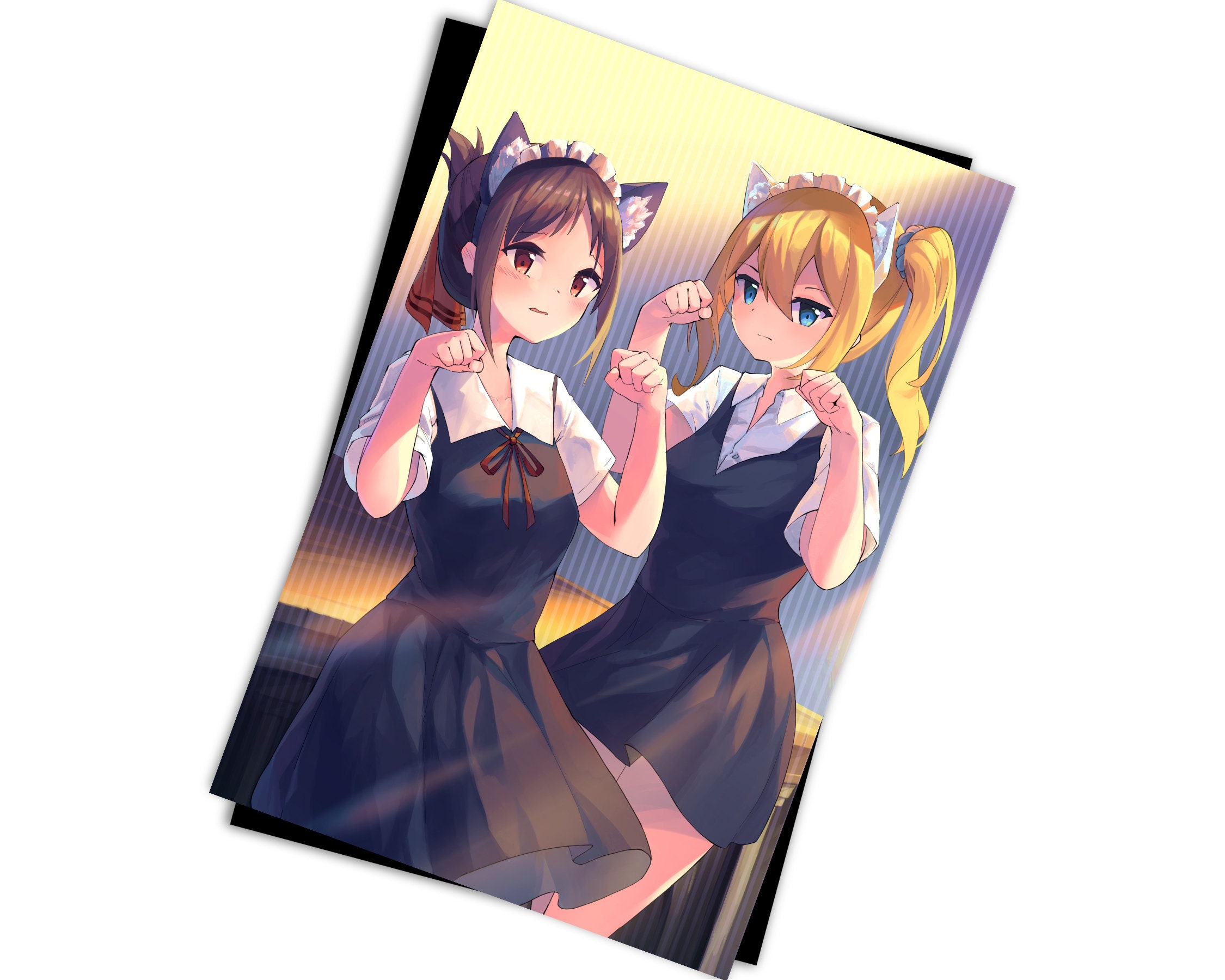 Kaguya Sama And Hayasaka Cat Ears Poster Print Or Wallscroll Etsy Kaguya Sama And Hayasaka Cat Ears Poster Print Or Wallscroll Etsy