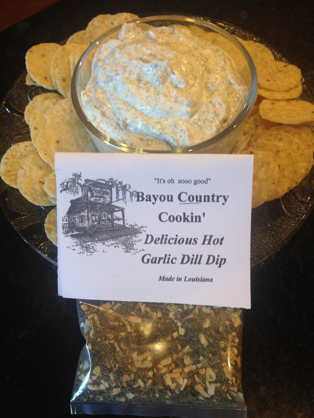 Bayou Country Cookin Gourmet Delicious Hot Garlic Dill Dip Etsy