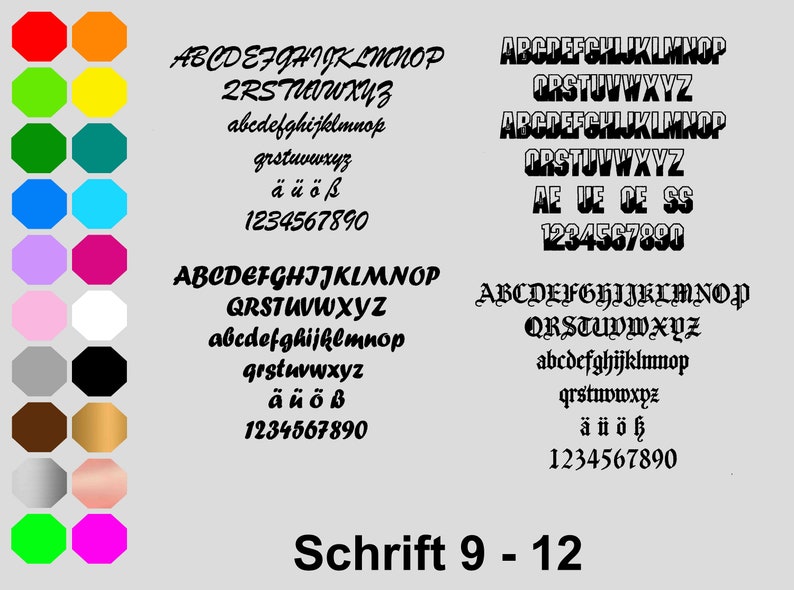 Desired text iron-on image name own text ABC flex film dark and light fabrics image 5