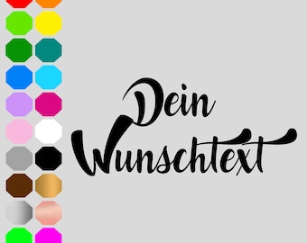 Custom text iron-on transfer, name, your own text, ABC flex film, dark and light fabrics