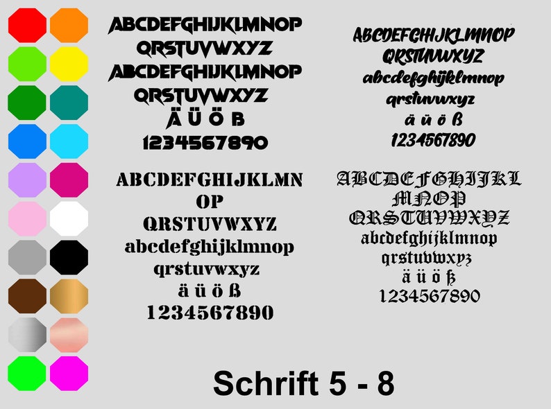 Desired text iron-on image name own text ABC flex film dark and light fabrics image 4