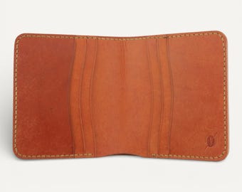 Front Pocket Wallet, Slim Leather Wallet, Minimalist Wallet, Personalized – Bean