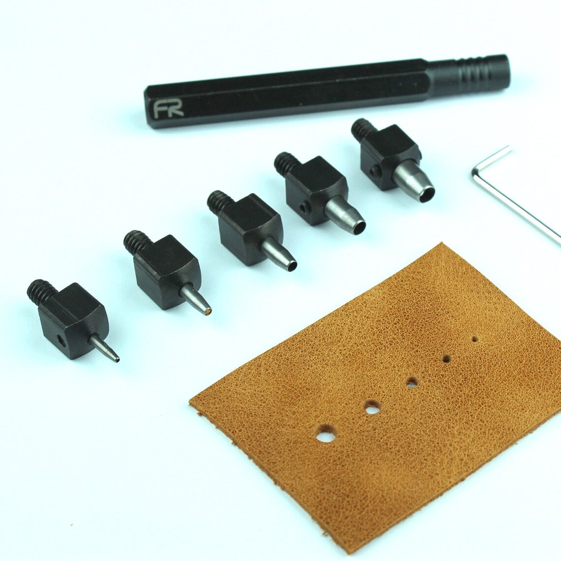 Professional Leather Punch Set 5Pcs Etsy