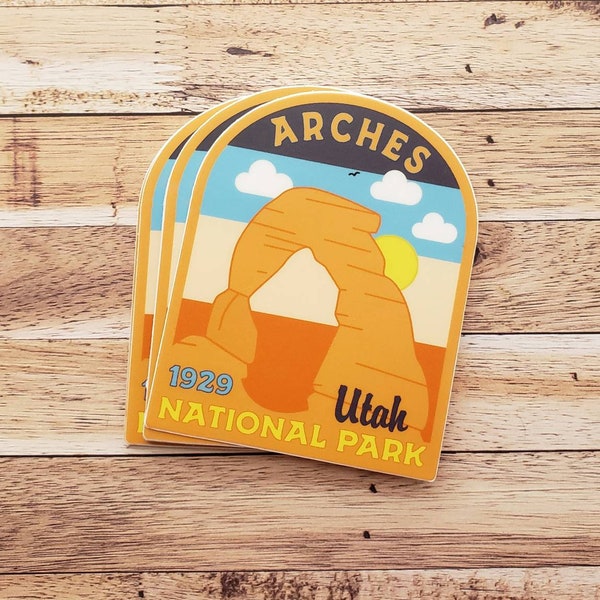 Arches National Park Vinyl Stickers Free Shipping US