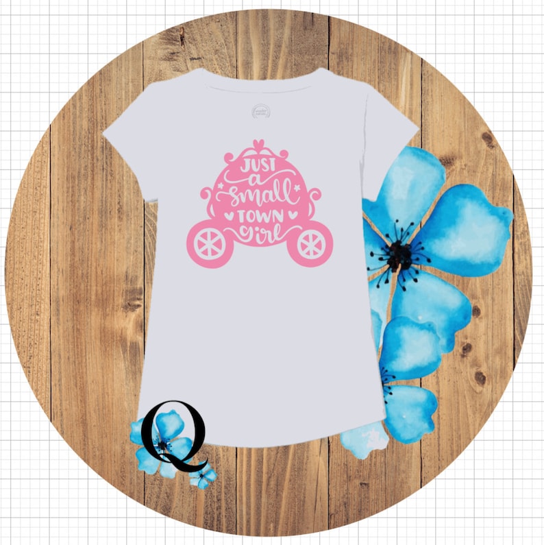 Silly Shirts Just A Small Town Girl Personalized Toddler Shirts Princess Little Girls
