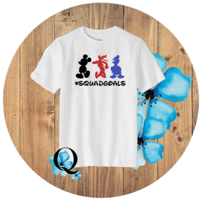 #SquadGoals Donald Personalized Shirt Goofy Mickey